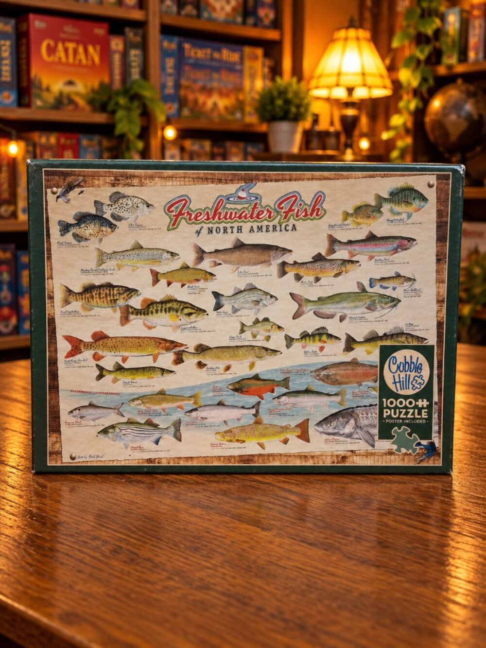 Cobble Hill 1000 Piece Puzzle - Freshwater Fish of North America